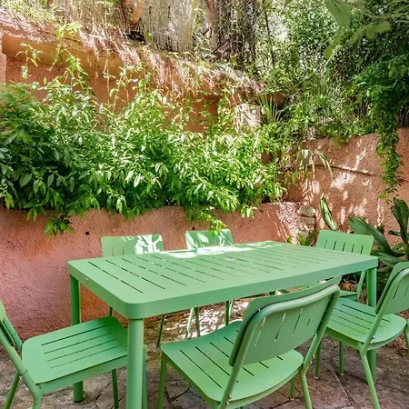 아파트 Bord De - Terrasse Ensoleillee & Parking - Gp 에즈