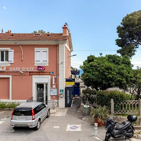 아파트 Bord De - Terrasse Ensoleillee & Parking - Gp 에즈